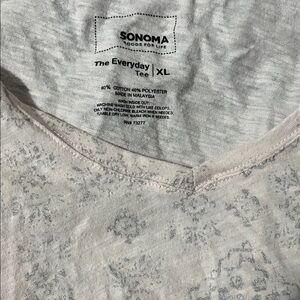 Sonoma Light Gray Everyday Tee XL